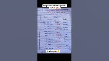 Upcoming bank exams opportunities 🔥🔥