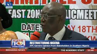 Restructuring Nigeria: APC Garners Opinion From Stakeholders In Southern Nigeria