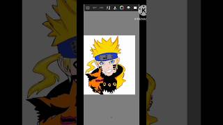 How to draw Naruto on sketchbook app || drawing Naruto #drawing #animeart #naruto screenshot 3