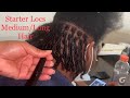 Starter Locs on Medium/Long Hair