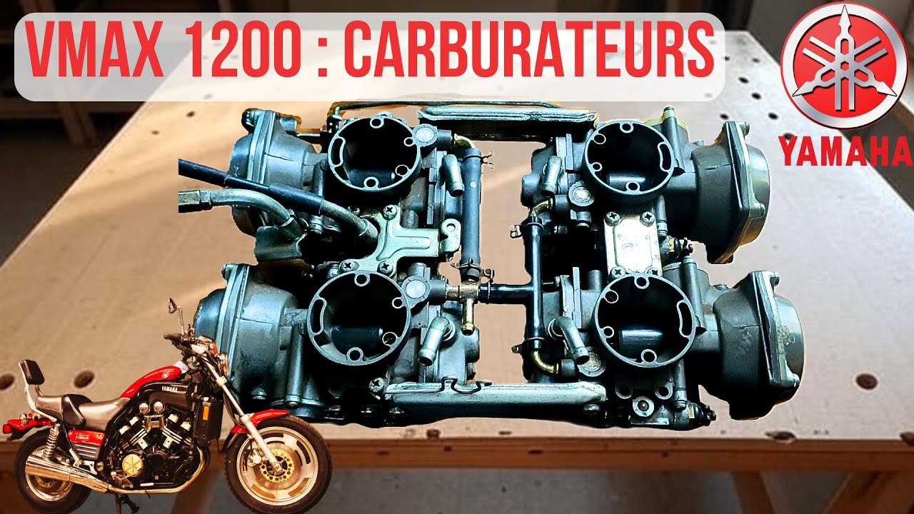 Yamaha Vmax 1200 / Remise en route : Carburateurs 🧽