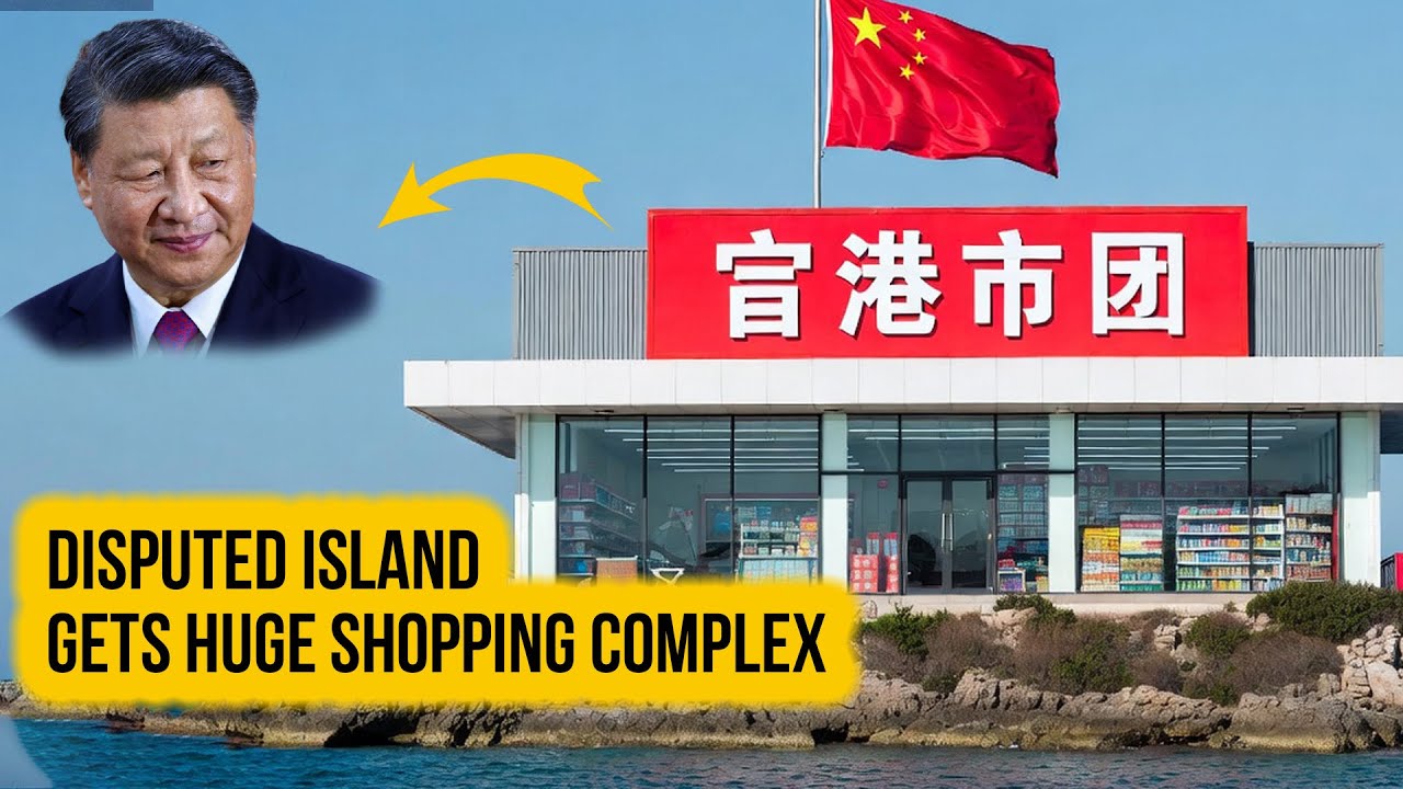 Why does China build a supermarket on Vietnam's Hoang Sa Island?