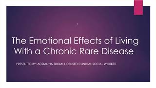 The Emotional Effects of Living with a Chronic Rare Disease screenshot 5