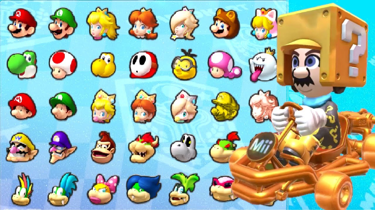 ? Block Mii Racing Suit Unlocked in Mario Kart Tour YouTube