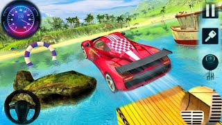 Ferrari Car Driving  underwater Crazy Car Driving  GT Car Race Game  Water Surfer - Android Gameplay screenshot 4