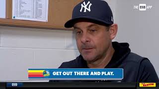 Aaron Boone discusses win over Red Sox
