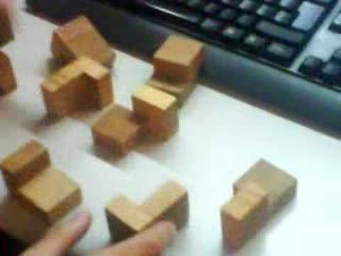 Cubo de madera, solución 01 - YouTube