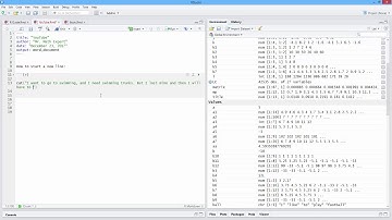 How to Start a New Line in R. [HD]