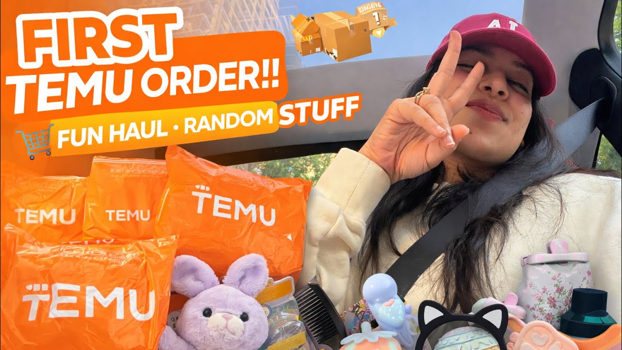 First order from temu | Temu Haul ✨