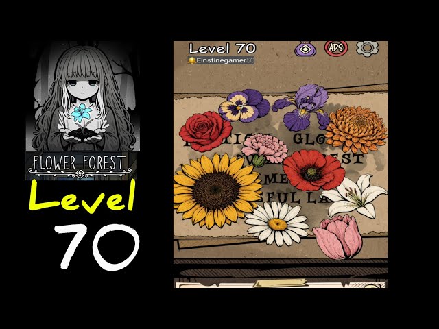 Flower Forest word puzzle Level 70 Gameplay Walkthrough Solution