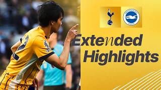 Extended Highlights Tottenham V Brighton Premier League
