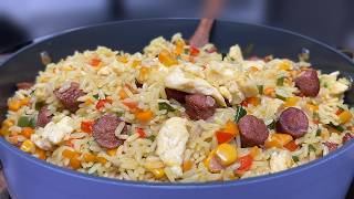 Egg and Sausage Fried Rice | They Asked For More.