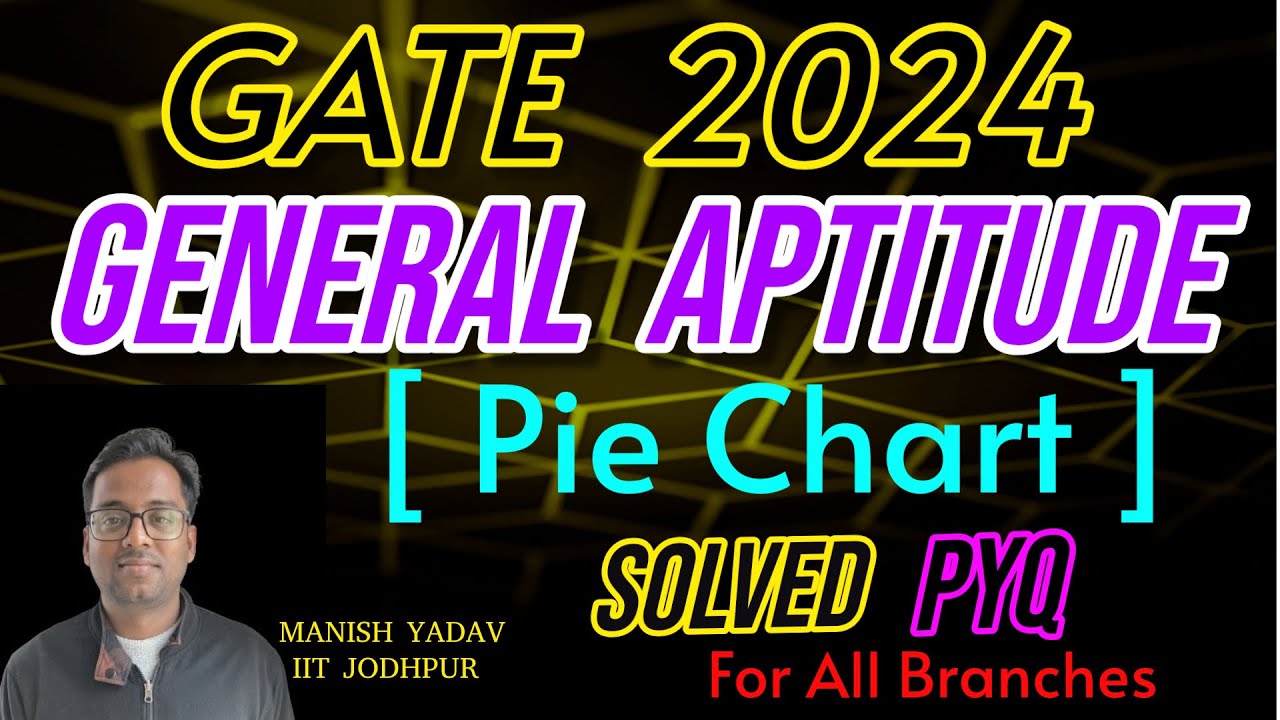 GATE 2024 [ General Aptitude ] ( Pie Chart ) || #gate2025 #gatepyq # ...