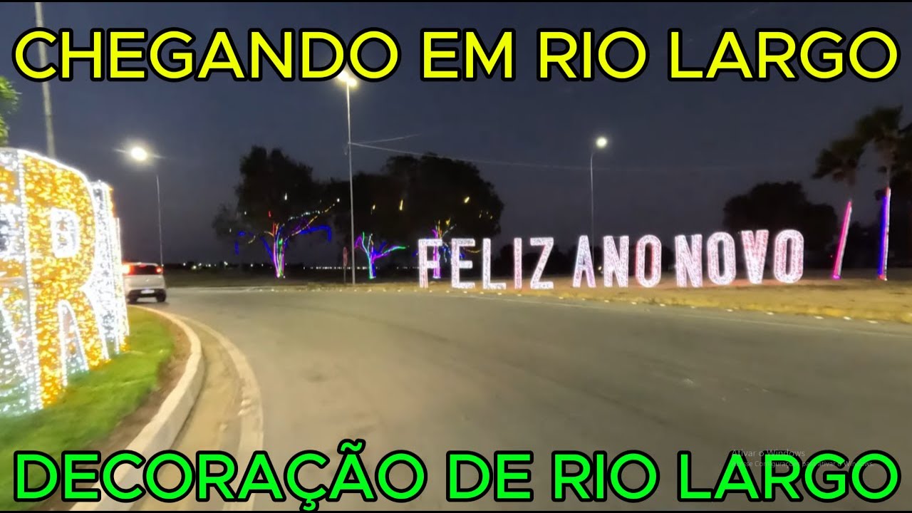 Chegando em Rio Largo - AL | Decoração de Praças e Ruas | 4K UHD - YouTube