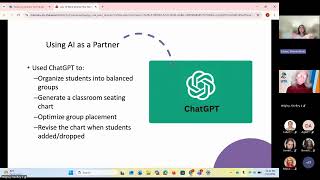 Group Organization Using AI as a Partner