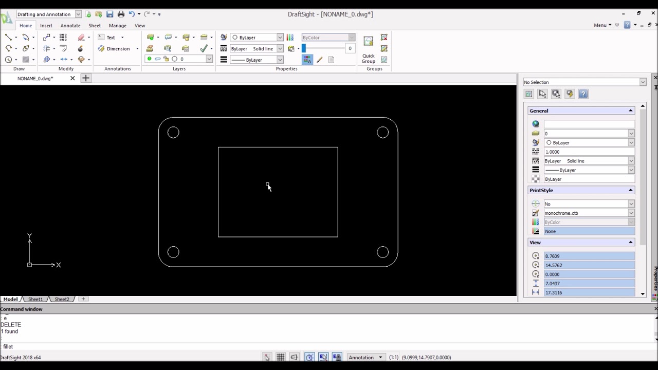 Draftsight Take 2!! - YouTube