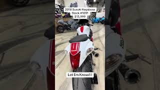 2018 Suzuki Hayabausa (Preowned)  All Things Chrome 615-431-2294!