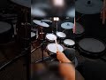 5 Stroke Roll in a Jazz groove | Drum Rudiments | (Roland vDrums) #shorts