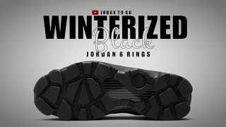 BLACK WINTERIZED 2023 Jordan 6 Rings OFFICIAL LOOK AND PRICE