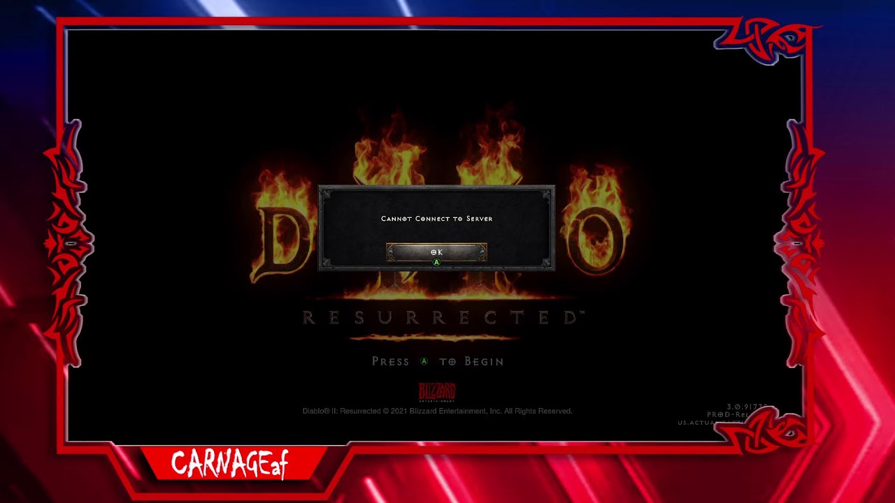 [CARNAGEaf] Diablo 2 RotW - Echoing Strike #Warlock #D2R Terrorized Leveling