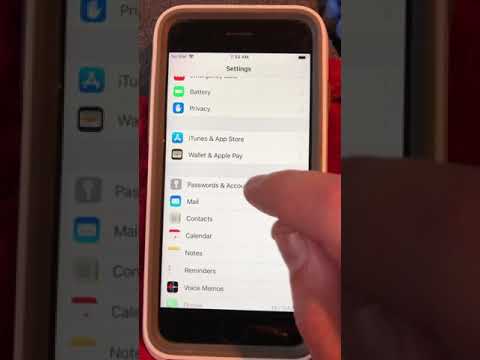 How To Change Exchange Email Password On iPhone