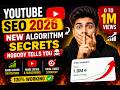 YouTube SEO 2026 🔥 New Algorithm Secrets Nobody Tells You ☠️ #technology @techdotnets