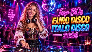 🔴 LIVE Euro Disco & Italo Disco Mix 2026 | 80s Retro Dance & Synthpop