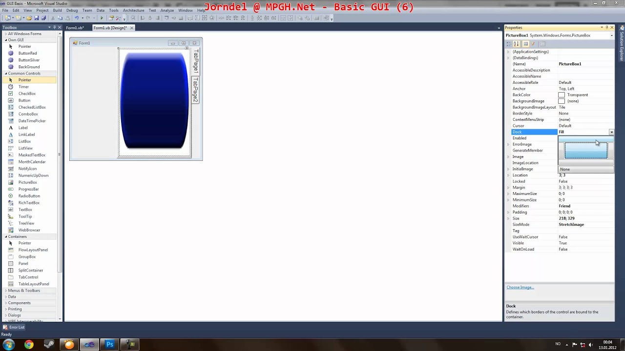 Vb Net Tabcontrol