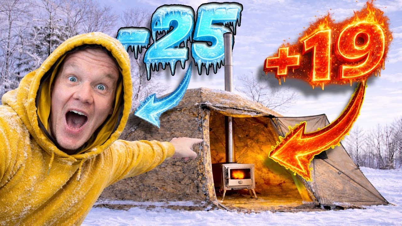 Распаковка палатки UP 5 HOT TENT — кемпинг с дровяной печью вышел на новый уровень!