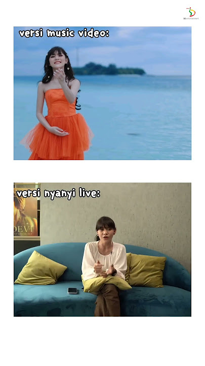 #shorts3d Sridevi Nyanyi Live VS Recording