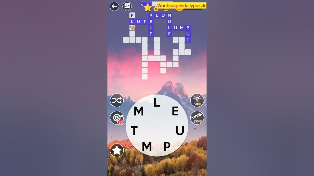 WORDSCAPES Daily Puzzle November 22, 2022 YouTube