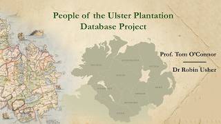 People of the Ulster Plantation Database Project by Prof. Tom O'Connor and Dr Robin Usher