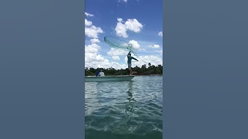 Slow motion cast net