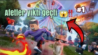 Afetlerden kurtul Volkan,sel Kendini kurtar!!