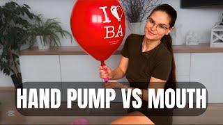 Hand Pump Vs Mouth Asmr Balloonace Challenge - Looners