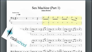Sex Machine part 1 Rockschool Grade 3 Bass