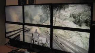 ATI Radeon HD 5870 Eyefinity 6 Playing Battlefield Bad Company 2