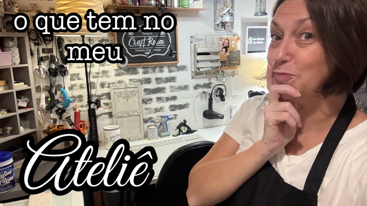 TOUR COMPLETO PELOS MEUS MATERIAIS E FERRAMENTAS DE ARTESANATO! 
