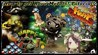 How To Get Rare Metals? Tutorial/Guide! [Happy Dungeons!]