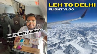 Leh to Delhi MOST SCENIC Flight 😍😍 | Flying India's BEST Airline VISTARA@AirVistara  #leh #vistara