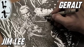 Famous Jim Lee drawing Geralt from The Witcher Net Worth