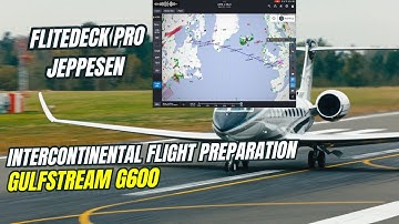 How We Prepare an Intercontinental Flight with Jeppesen FliteDeck Pro ✈️🌍