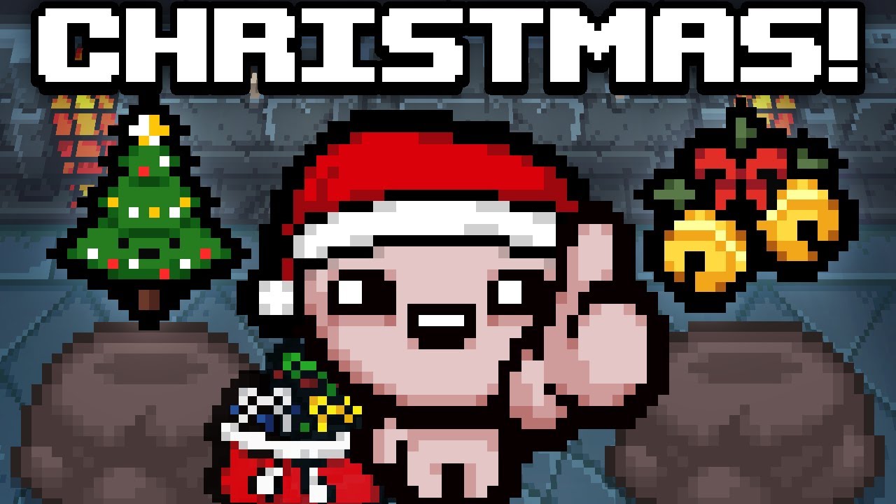 I added Christmas items to Isaac!