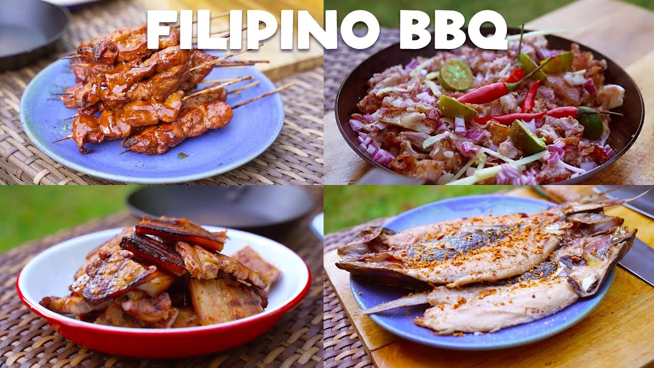 ⁣4 Filipino Barbecue Recipes You Need to Cook by Erwan (Sisig, Liempo, Pork BBQ, Bangus)
