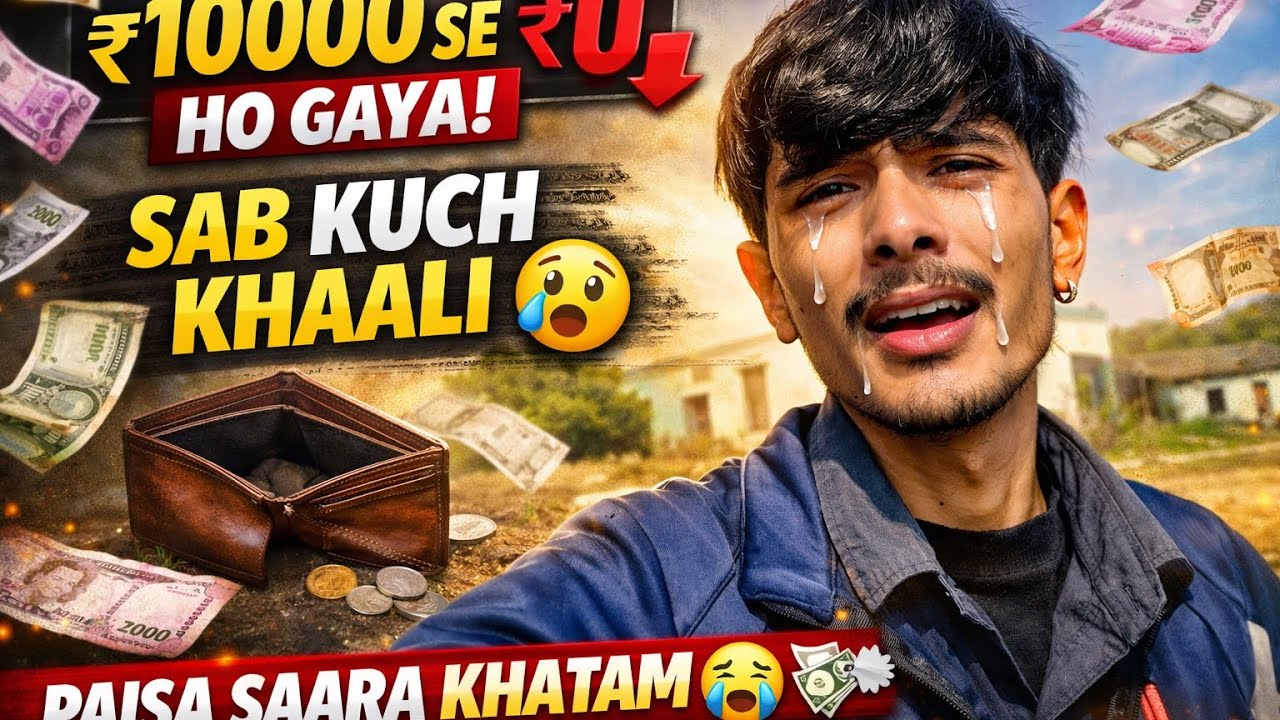 Account khali hogya ₹10000 Se ₹0 😭 