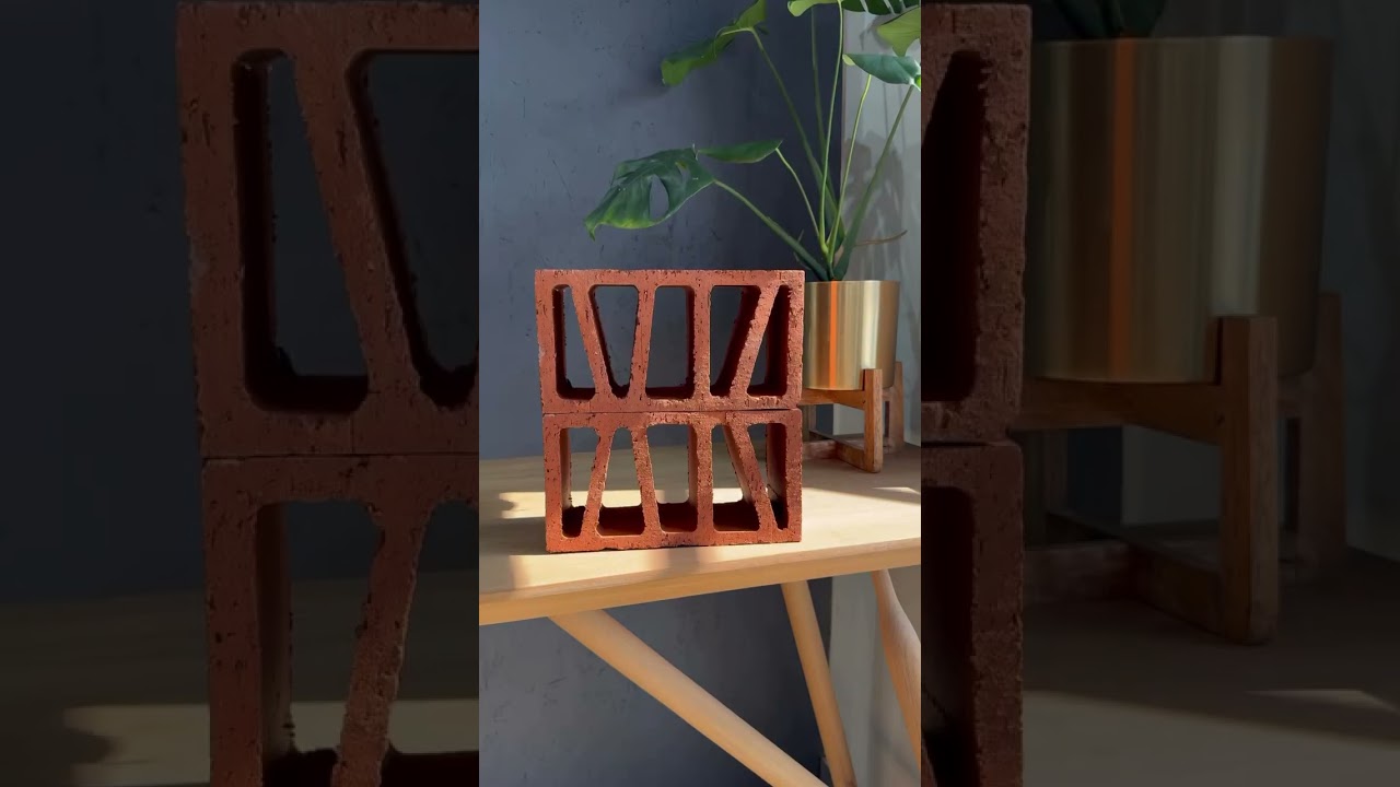 Terracotta screen blocks represent a fusion of ancient materials and contemporary African aesthetics