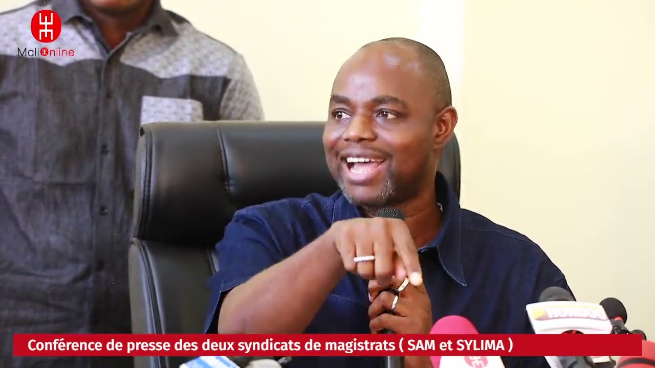 Les magistrats du Mali face à la presse à travers leurs deux syndicats le 