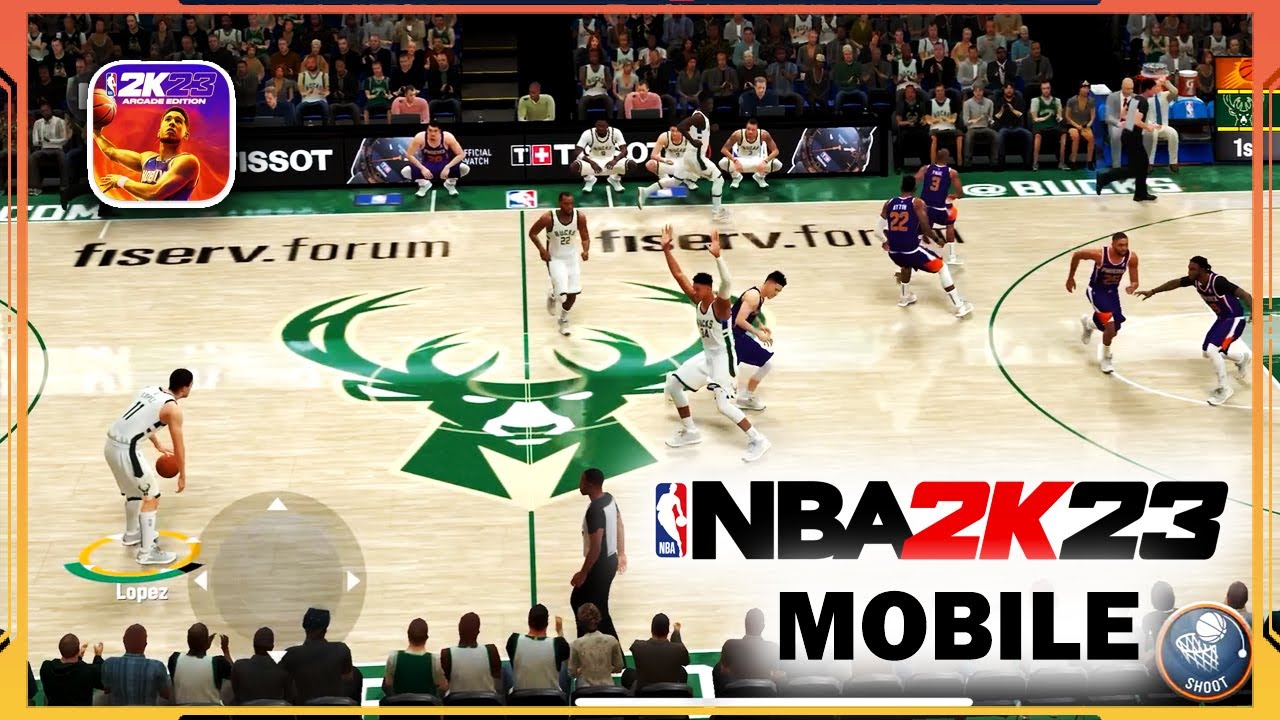 NBA 2K23 MOBILE: Jogando o GAME ATUALIZADO - Gameplay do NBA