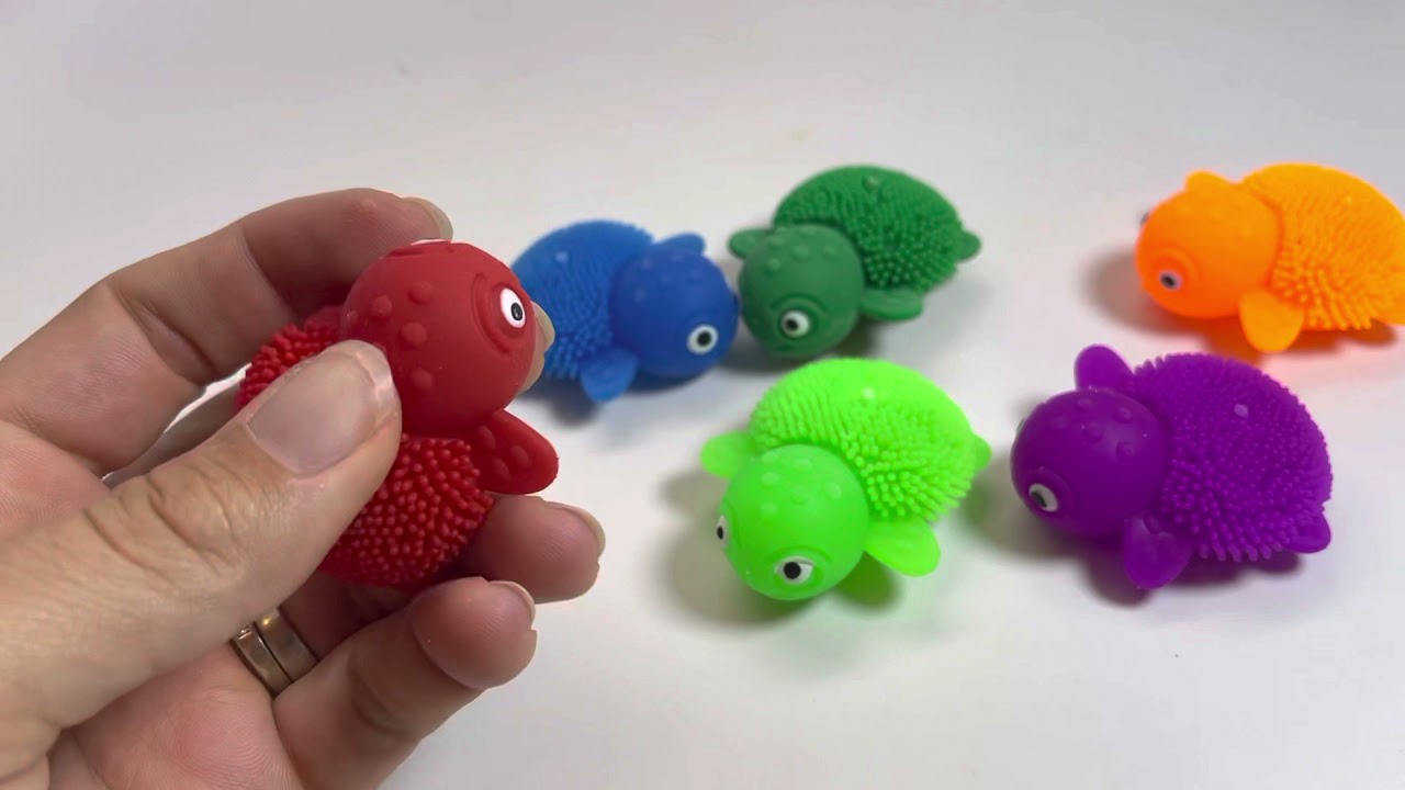 Tiny turtle puffer ball toys