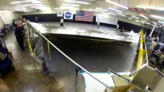 Timelapse of Sunjammer Solar Sail Quadrant Test (September 30, 2013)